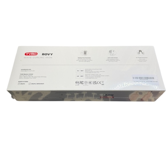 Tymo Rory S wave curling iron New In Box blush pink - Picture 4 of 4